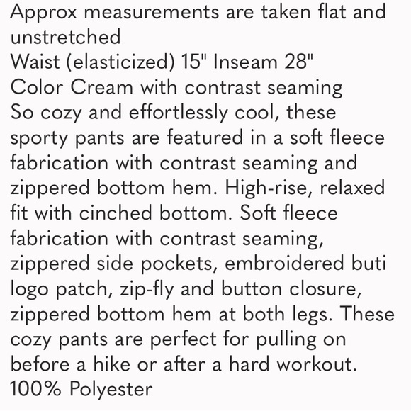 Free People Movement Arena Multi-Zip Joggers Size L EUC - Picture 13 of 13